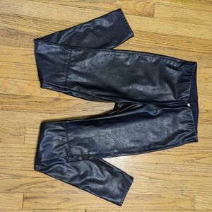 Black Pleather pants/leggings